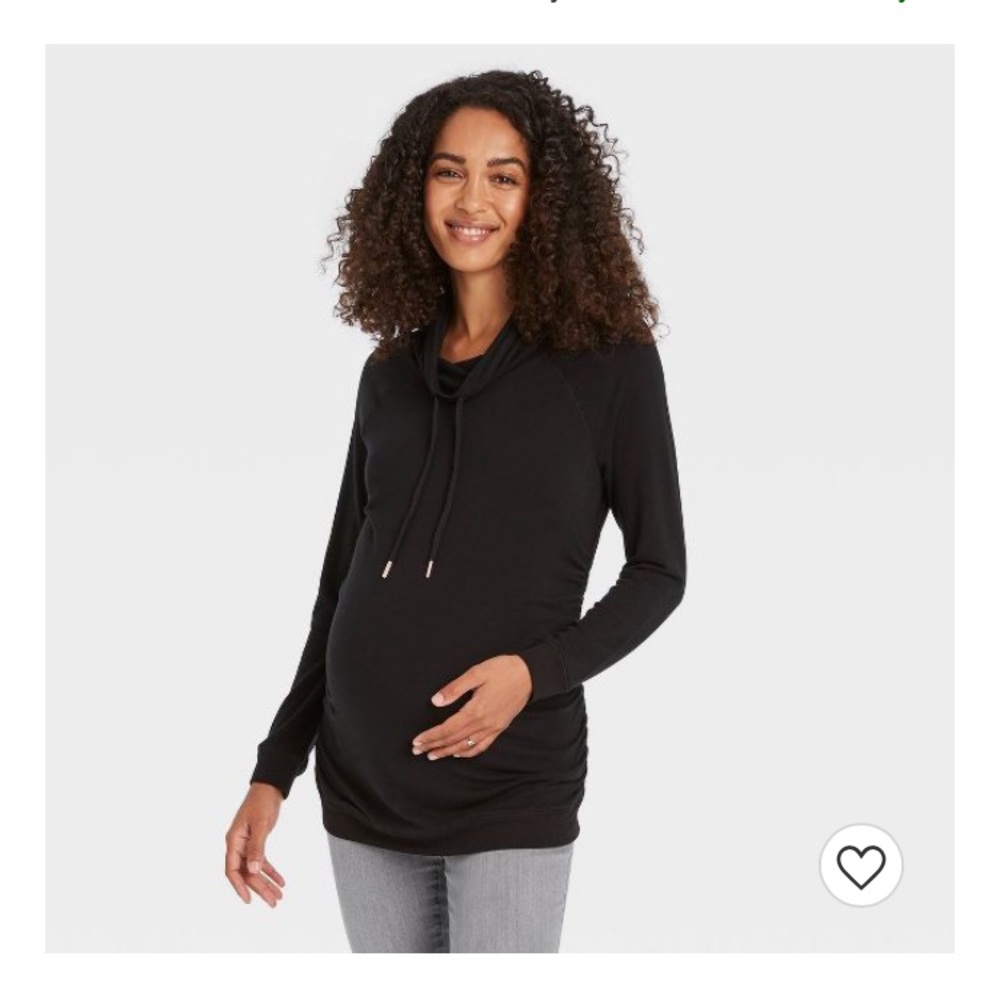 Maternity Cowl Neck Sweatshirt by Ingrid & Isabel